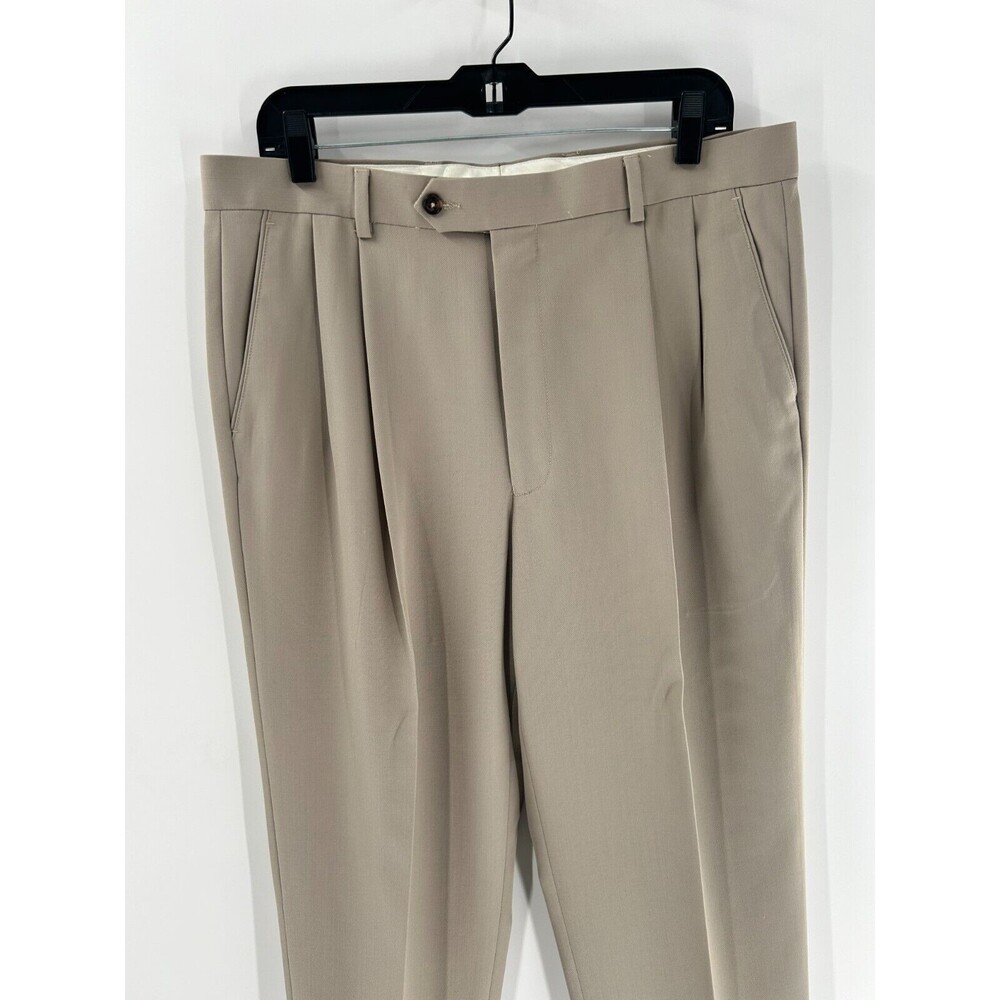 Men's Joseph & Feiss International Wool Blend Dress Pants Size 36x30 - Picture 2 of 6